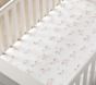 Mila Metallic Crib Fitted Sheet