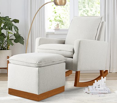 Open Box Paxton Convertible Rocking Chair Ottoman Pottery Barn Kids