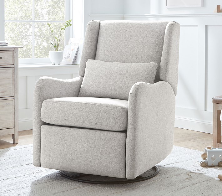 Merced Manual Power Nursery Swivel Glider Recliner Chair Pottery Barn Kids