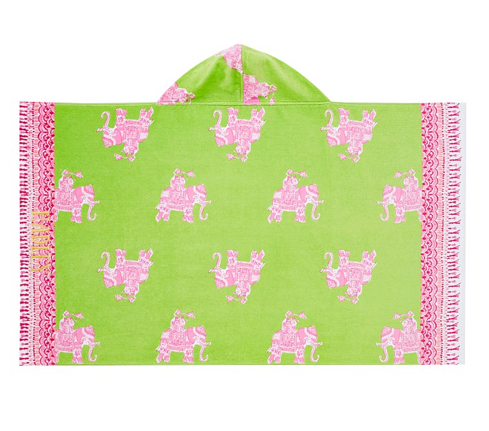 Lilly Pulitzer Bazaar Kid Beach Hooded Towel