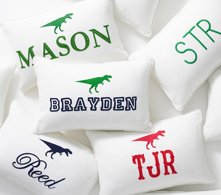 Dino Personalized Pillow Cover