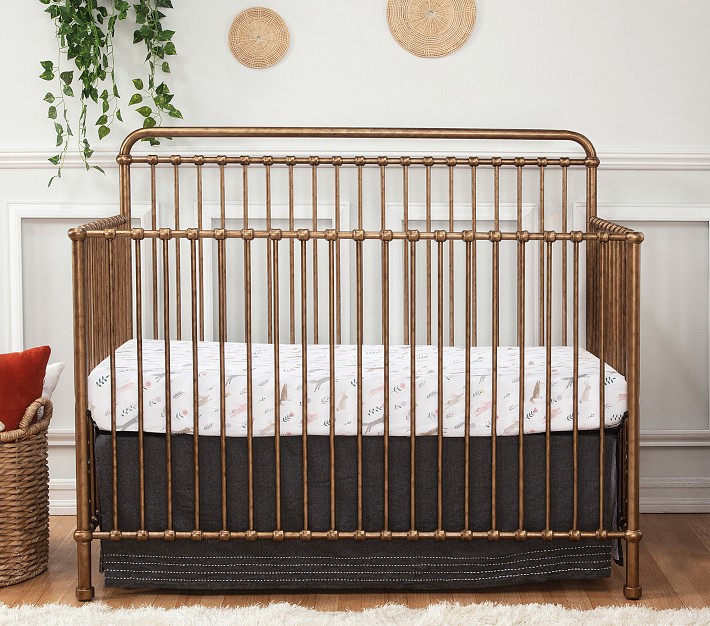 Namesake Winston 4 in 1 Metal Convertible Crib Pottery Barn Kids