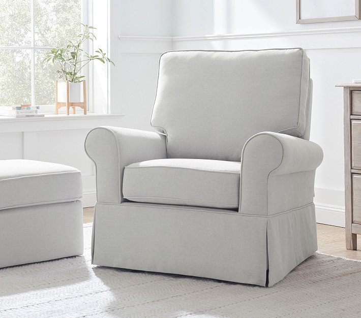 Pottery barn kids comfort swivel glider best sale