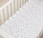 Roller Rabbit Multi Hearts Organic Crib Fitted Sheet