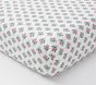 Roller Rabbit Rosebud Organic Crib Fitted Sheet