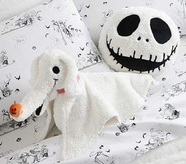 Disney Parks Jack Skellington and Sally Nightmare Before Christmas Pillow 2024 Plush