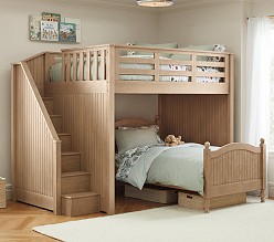 Catalina Stair Loft Bed & Lower Bed Set