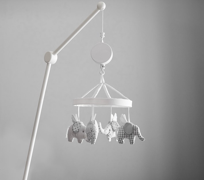 Flying Elephant Musical Crib Mobile