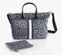 Black Leopard Nylon Diaper Tote