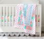 Lilly Pulitzer Unicorn Patchwork Baby Quilt