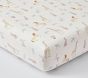 AERIN Animals Organic Crib Fitted Sheet