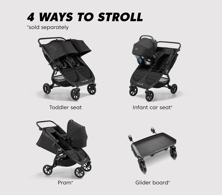 Baby Jogger City Mini GT2 Double Stroller Pottery Barn Kids