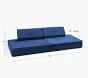 Foamnasium x PBK Blocksy Performance Suede Kids Couch