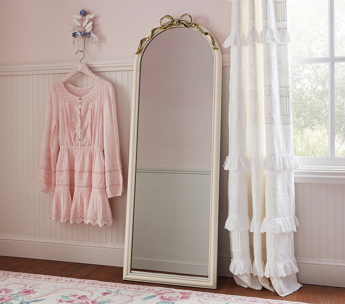 LoveShackFancy Bow Floor Mirror (57&quot; x 20&quot;)