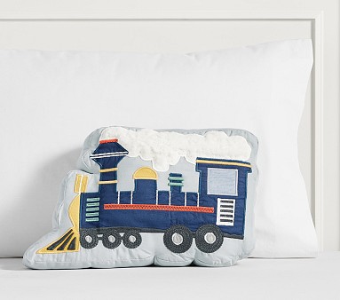 Personalised Train Cushion , Little Engine Driver , My Own Train Cushion , Train Baby Room, Train Lover popular , Nursery Cushion