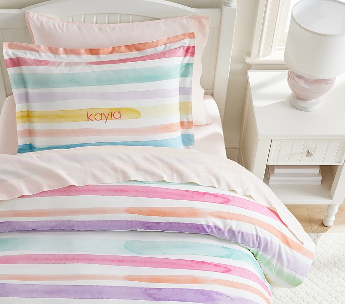 Kayla Stripe Organic Duvet Cover &amp; Shams