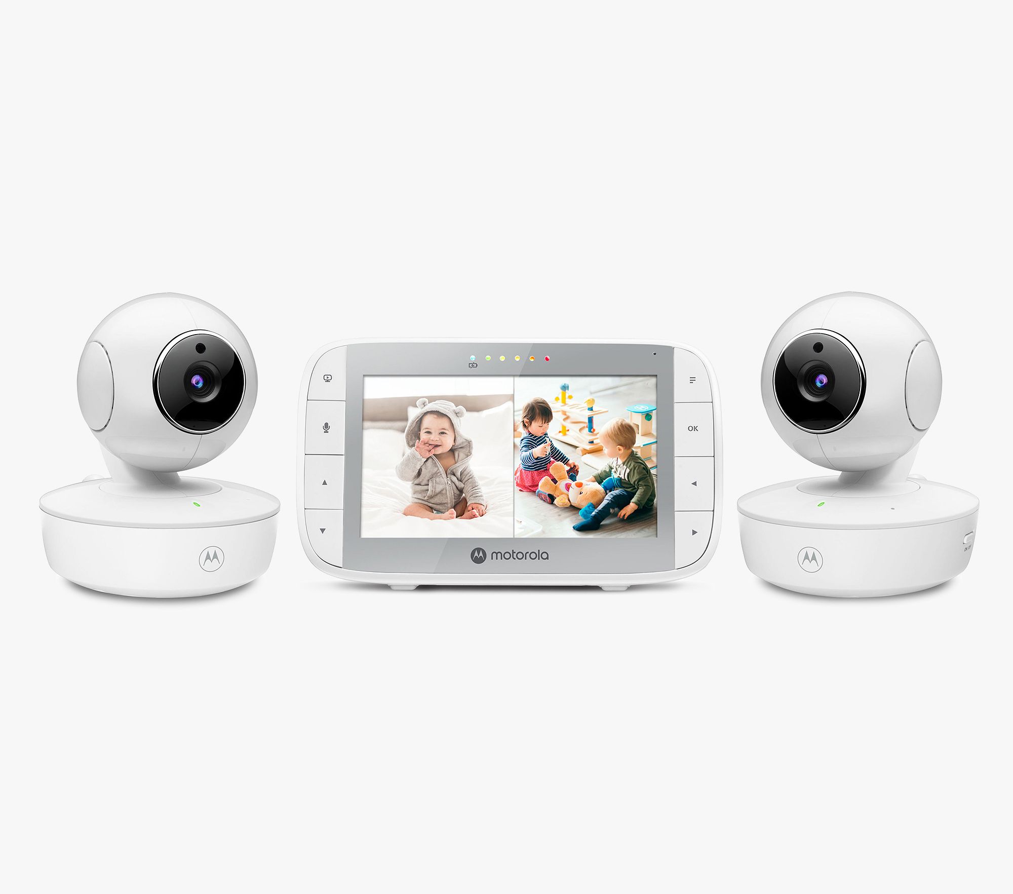 Product image for Motorola&#174; VM36XL 5&quot; HD Video Baby Monitor with Motorized Pan/Tilt &amp; Dual Cameras