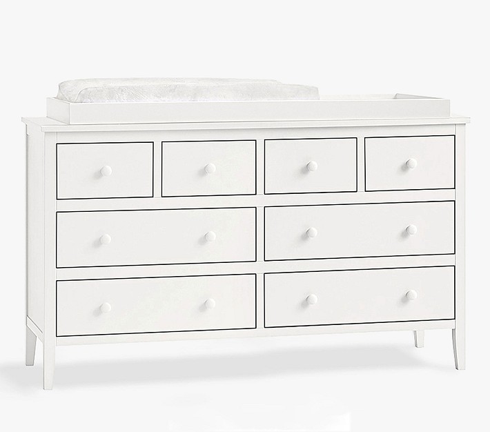 Emerson 8-Drawer Dresser & Topper Set (57w x 19d")