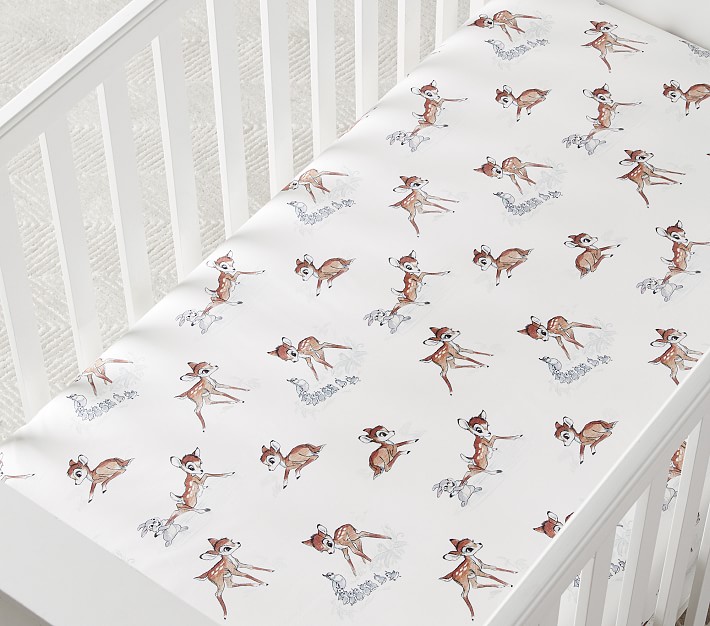 Disney <em>Bambi</em> Organic Crib Fitted Sheet