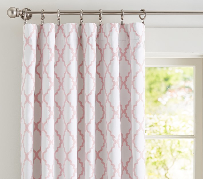 Addison Flocked Blackout Curtain