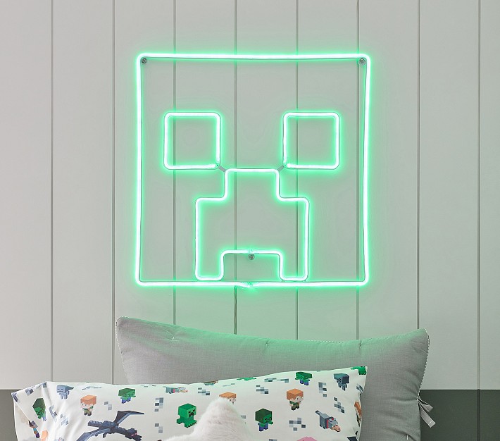 Minecraft Creeper Neon Light