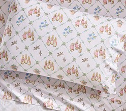 Peter Rabbit™ Flopsy™ Lattice Organic Sheet Set & Pillowcases