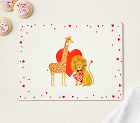 Rifle Paper Co. Valentine's Cork Placemat | Pottery Barn Kids