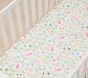 Penelope Floral Organic Crib Fitted Sheet