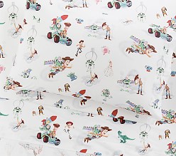 Disney and Pixar Toy Story Organic Toddler Bed Sheet Set