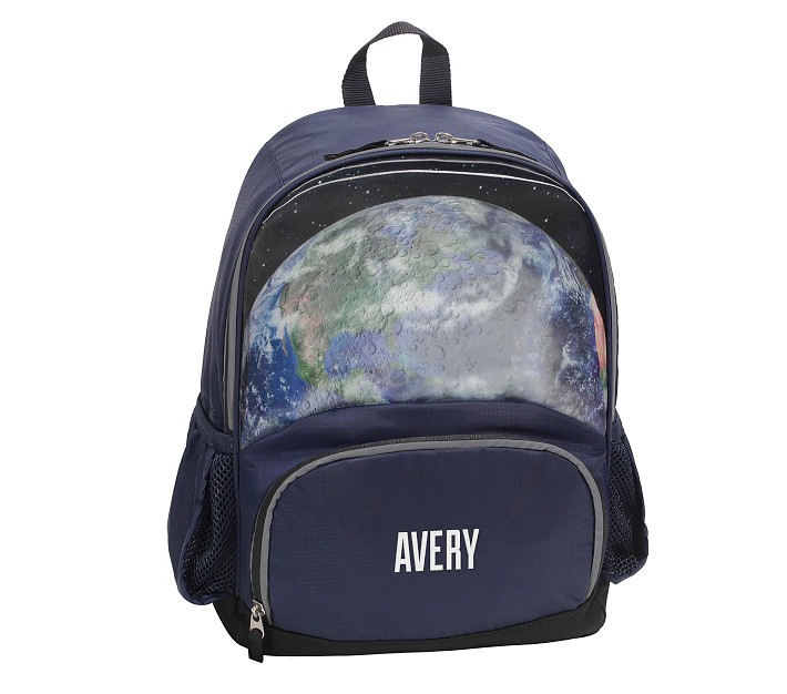 Mackenzie Earth Moon Holographic Backpacks Pottery Barn Kids