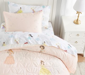 Pottery barn princess online sheets/comforter toddler bed