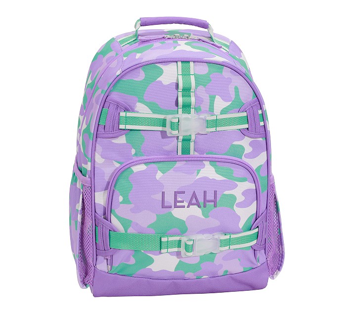 Mackenzie Lavender Sporty Camo Reflective Backpacks