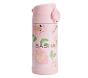 Mackenzie Pink Meredith Floral Foil Water Bottles