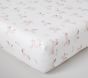 Mila Metallic Crib Fitted Sheet