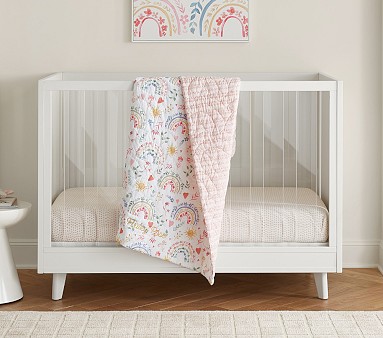 Pottery barn crib sheets girl sale