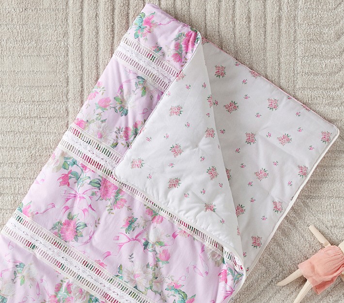 LoveShackFancy Cabbage Rose Sleeping Bag