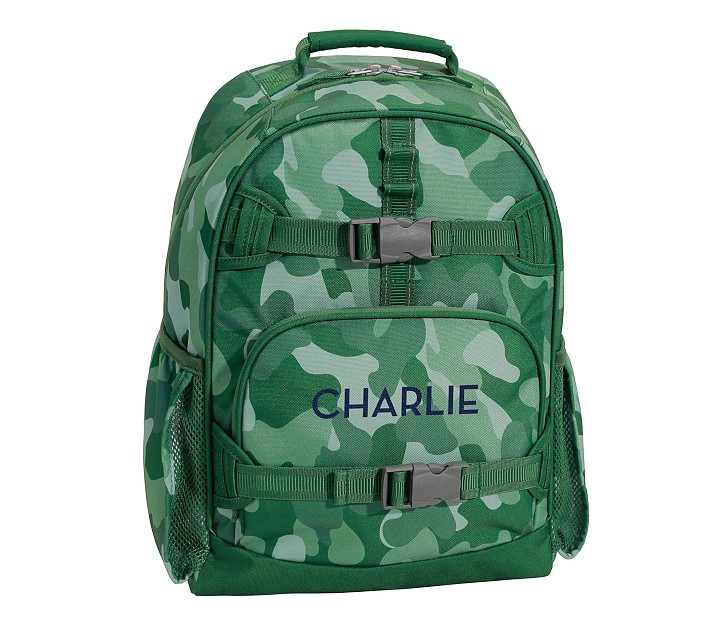 Pottery Barn Kids Green Classic Camo Rolling Mackenzie RPET Backpack