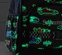 Mackenzie Race Cars Glow-in-the-Dark Backpacks