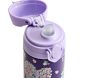 Mackenzie Plum Flower Hearts Water Bottles