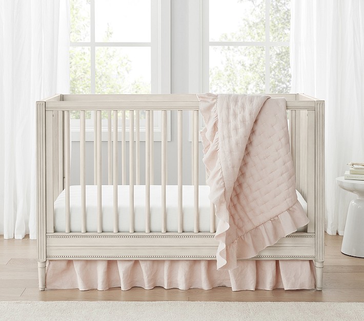 Ruffle European Linen Baby Bedding