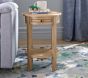 Kendall Side Table with Charging Station &amp; Nightlight (16&quot;)