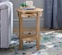 Kendall Side Table with Charging Station &amp; Nightlight (16&quot;)