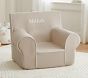 Kids Anywhere Chair&#174;, Oatmeal w/ White Piping Slipcover Only