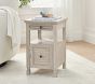 Larkin Side Table with Charging Station (19&quot;)