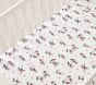 Disney Mickey Mouse Hearts Organic Crib Fitted Sheet