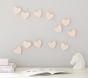 Paper Mache Heart String Lights