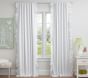 Ruffle Trim Blackout Curtain Panel