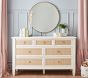 Ava Regency Caned 7-Drawer Dresser (56w x 19d&quot;)