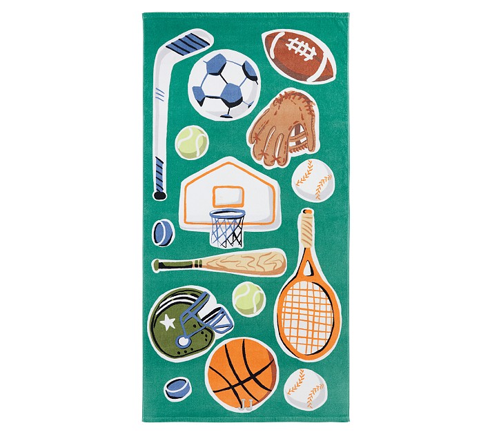 Sports Kid Beach Reversible Towel