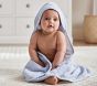 Oxford Stripe Baby Hooded Towel